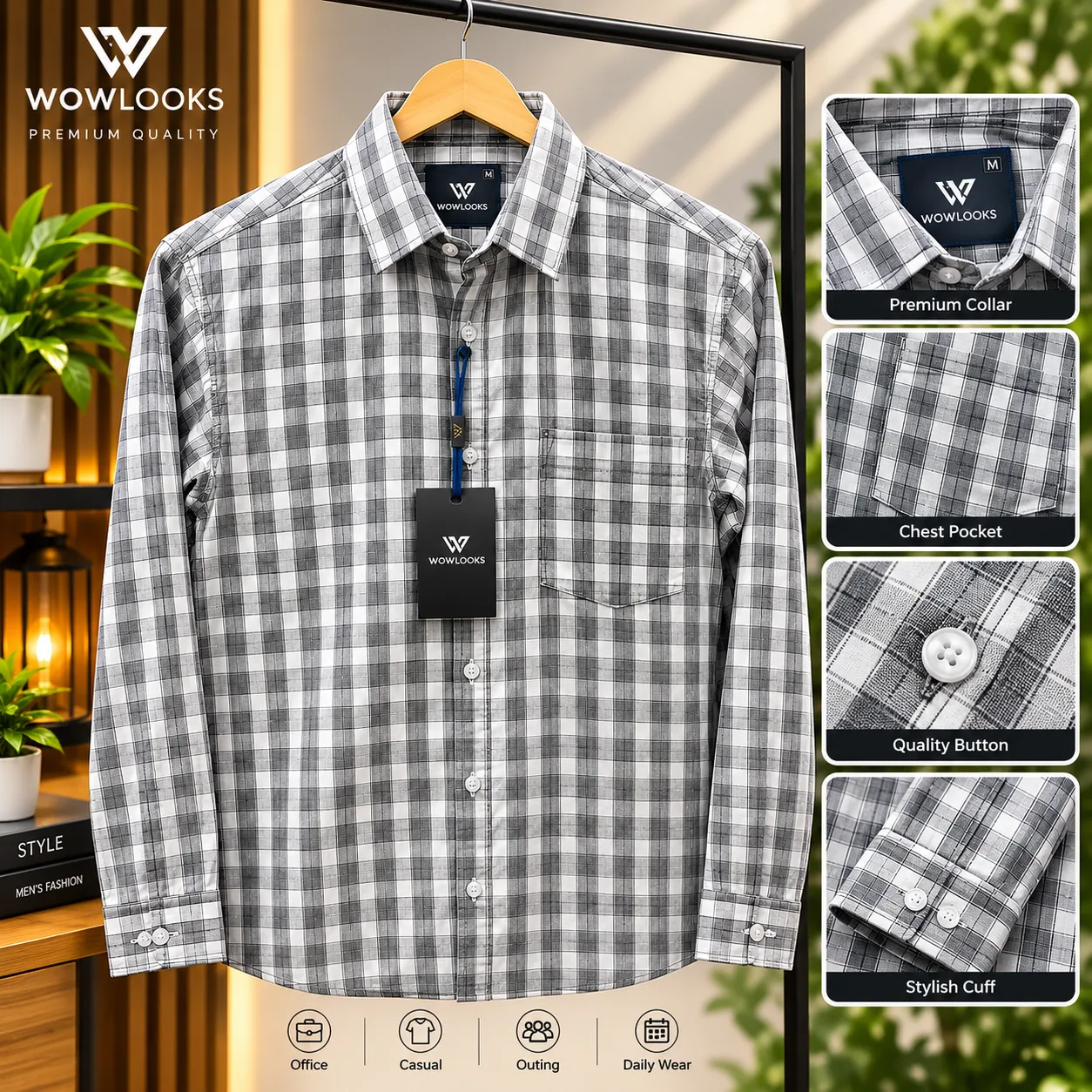 Check shirt