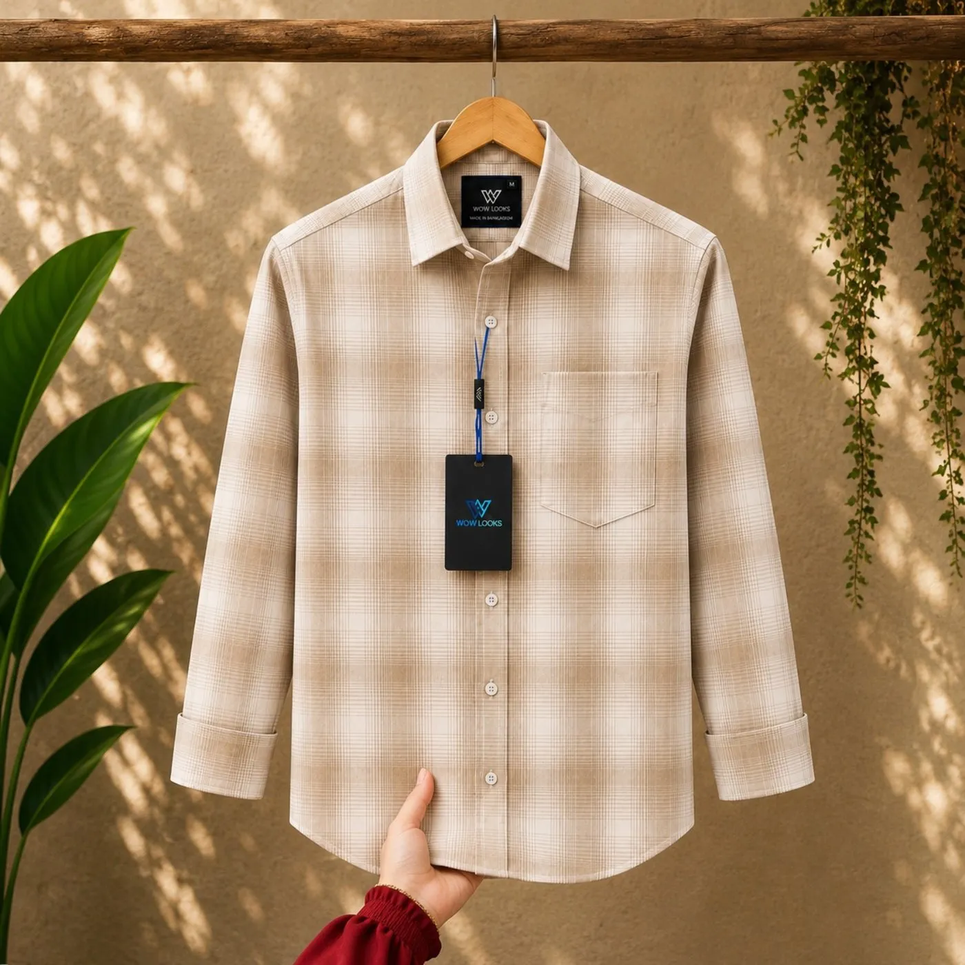 Premium Cotton Check Shirt
