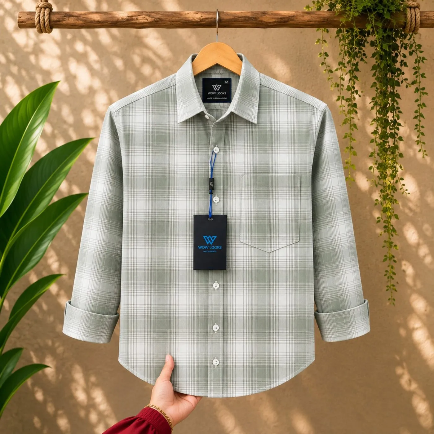 Premium Cotton Check Shirt