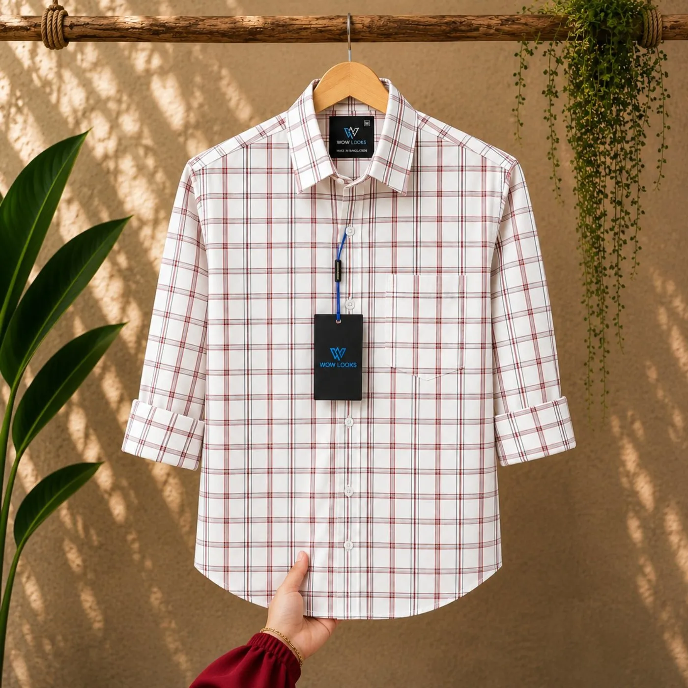 Premium Cotton Check Shirt